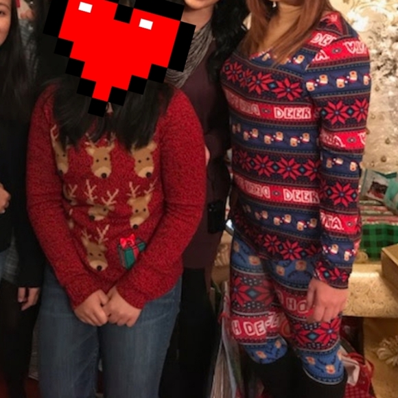 Deer Santa Christmas Leggings - Picture 6 of 6